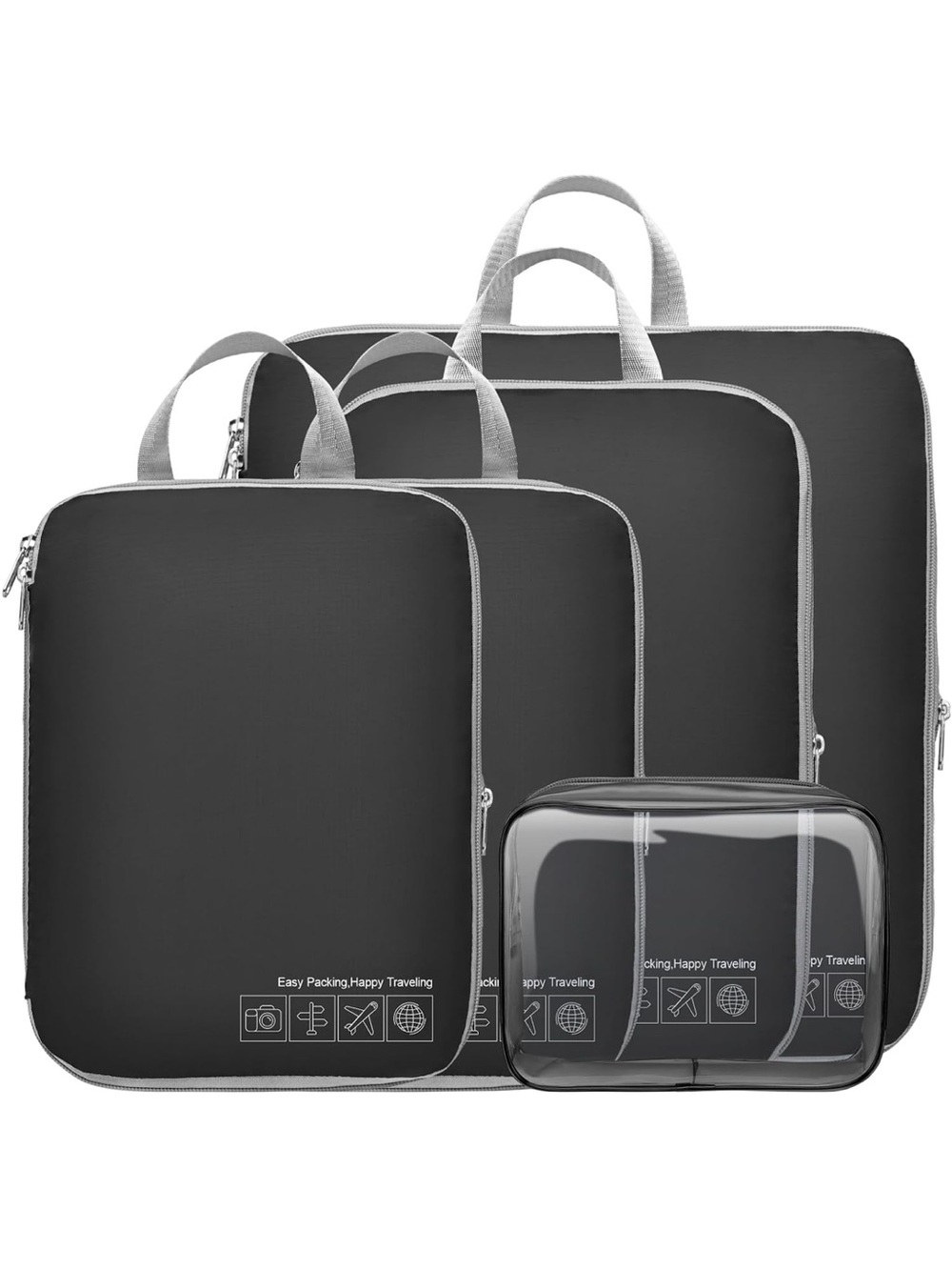 Travel Packing Compression Cubes Set